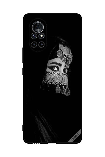 Covernex غطاء حماية لهاتف هواوي نوفا 8 5G، فتاة ذات عيون جميلة ووجه مجوهرات