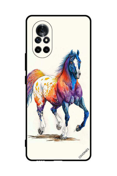 Covernex غطاء حماية لهاتف هواوي نوفا 8 - رسمة حصان