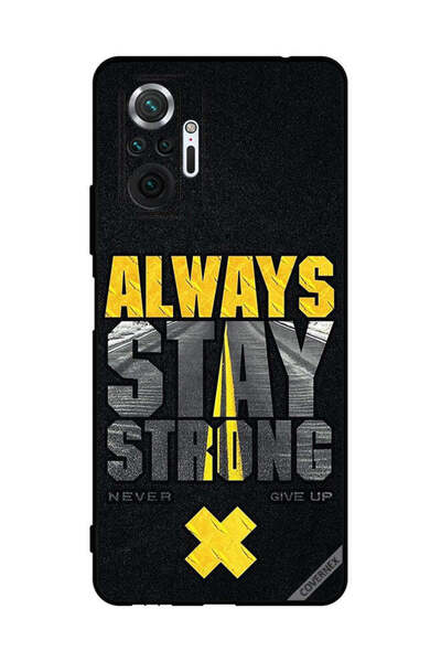 Covernex غطاء حماية لهاتف شاومي ريدمي نوت 10 برو، كن قويًا دائمًا ولا تستسلم ...