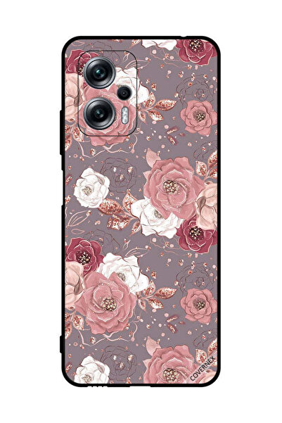 Covernex غطاء حماية لهاتف شاومي ريدمي نوت 11T برو بخلفية زهرية