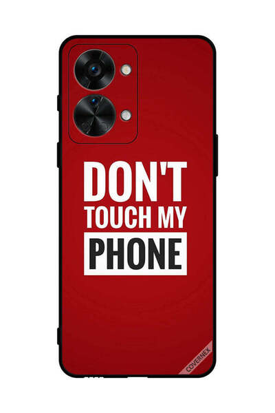 Covernex غطاء حماية لهاتف OnePlus NORD 2T مطبوع عليه Dont Touch My Phone Bold
