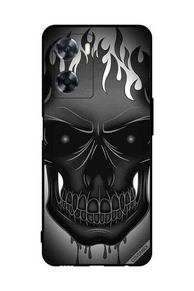Covernex غطاء حماية لهاتف Oppo A57s - رسمة جمجمة