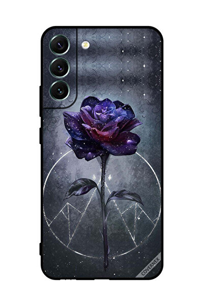 Covernex غطاء حماية لهاتف سامسونج S22+ 5G بخلفية زهور داكنة