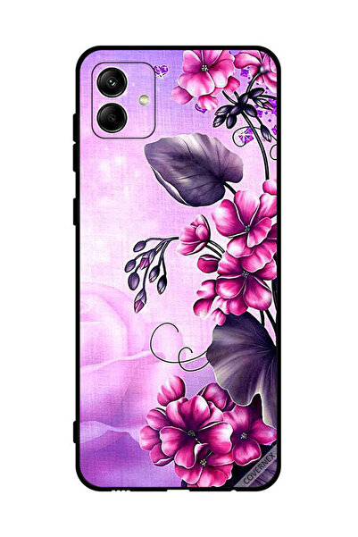 Covernex غطاء حماية لهاتف سامسونج جالاكسي A04 4G بخلفية زهور رومانسية