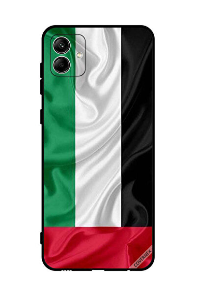 Covernex غطاء حماية لهاتف سامسونج جالاكسي A04 4G، قماش علم الإمارات العربية ا...