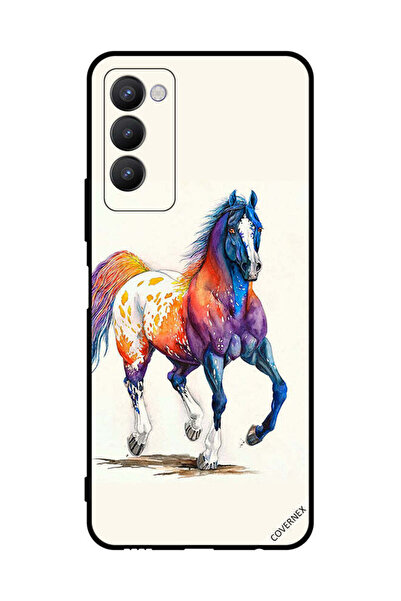 Covernex غطاء حماية لهاتف تكنو كامون 18 بي - حصان ملون
