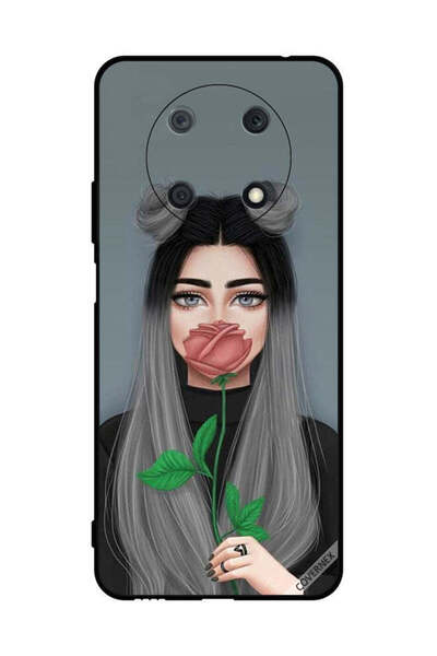 Covernex غطاء حماية لهاتف هواوي نوفا واي 90 - تصميم فتاة لطيفة
