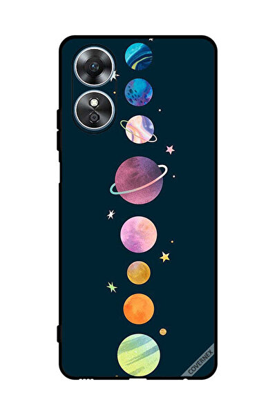 Covernex غطاء حماية لهاتف Oppo A17 - كواكب في صف واحد