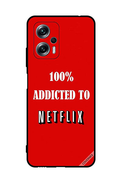 Covernex غطاء حماية لهاتف شاومي ريدمي نوت 11T برو، مدمن على نتفليكس بنسبة 100%