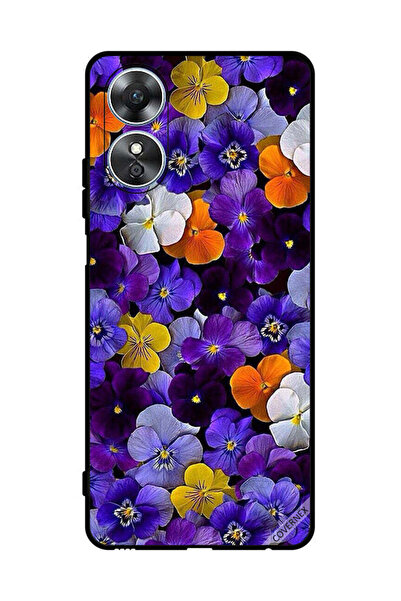 Covernex غطاء حماية لهاتف Oppo A17 - زهور صغيرة