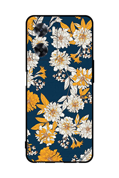Covernex غطاء حماية لهاتف Oppo A77s بخلفية زهور وأوراق