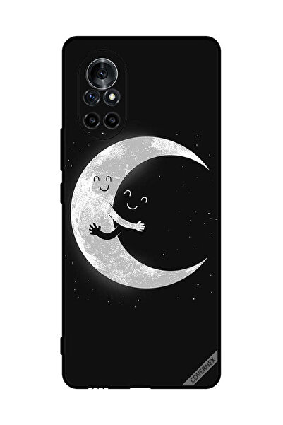 Covernex غطاء حماية لهاتف هواوي نوفا 8 5G - عناق القمر والسماء المظلمة