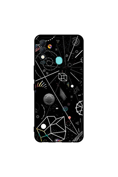 Covernex غطاء حماية لهاتف تكنو سبارك 8 بأشكال هندسية