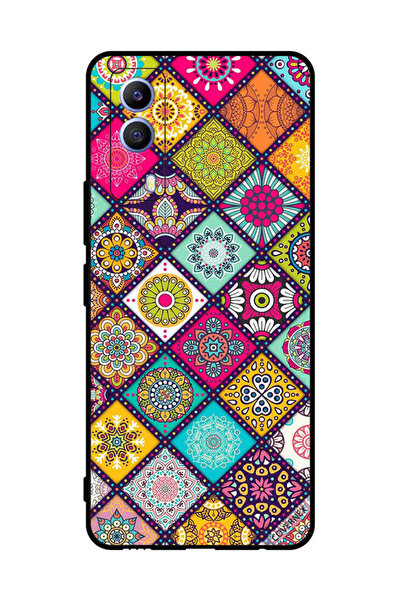 Covernex غطاء حماية لهاتف فيفو T1x بنقشة زهور متعددة الأشكال