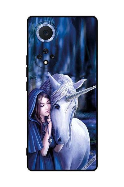 Covernex غطاء حماية لهاتف Honor 50 Pro - فتاة تحب وحيد القرن