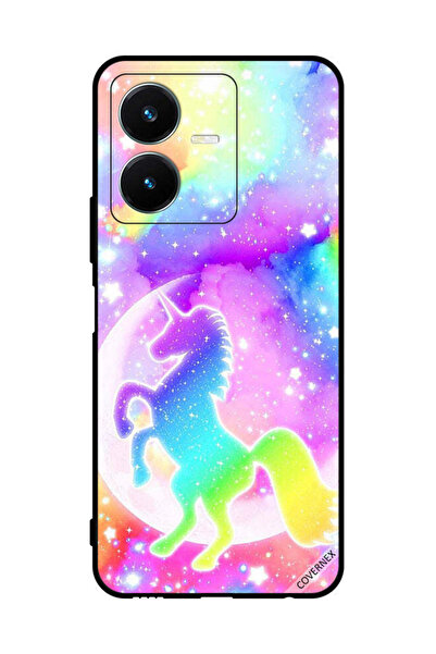 Covernex غطاء حماية لهاتف Vivo Y22s - يونيكورن قوس قزح