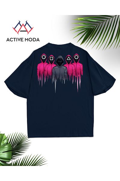 ACTIVE MODA -MĂRIME MARE DE TRIOU BĂRBAȚI BUMBAC CALAMAR1 IMPRIMAT