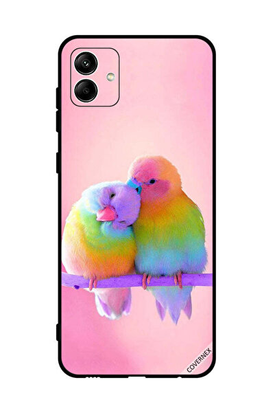 Covernex غطاء حماية لهاتف سامسونج جالاكسي A04 4G برسومات طيور لطيفة