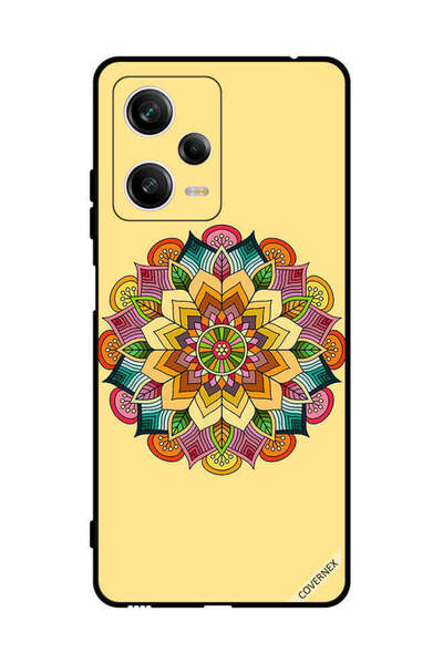 Covernex غطاء حماية لهاتف شاومي ريدمي نوت 12 برو بنمط ماندالا دائري
