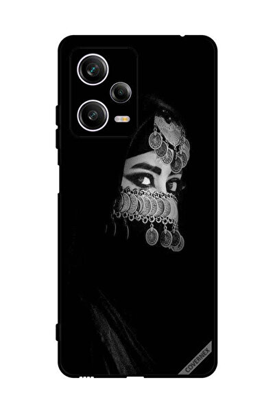 Covernex غطاء حماية لهاتف شاومي ريدمي نوت 12 برو، فتاة ذات عيون جميلة ووجه مز...