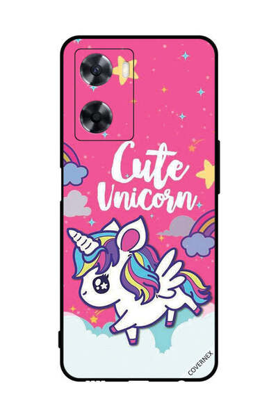 Covernex Protective Case Cover For Oppo A77 4G Cute Unicorn