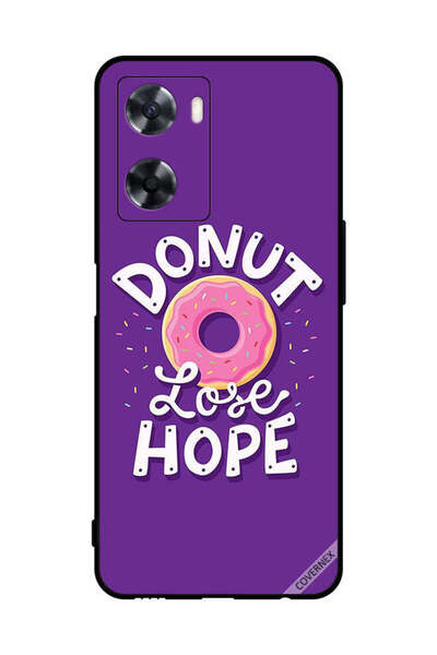 Covernex غطاء حماية لهاتف Oppo A77s - خلفية Donut Lose Hope