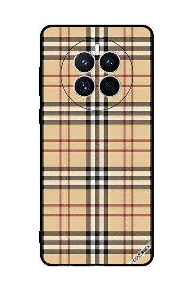 Covernex غطاء حماية لهاتف هواوي ميت 50 بنمط خطوط على القماش