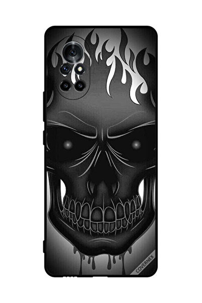 Covernex غطاء حماية لهاتف هواوي نوفا 8 5G - رسمة جمجمة