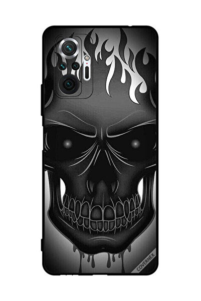 Covernex غطاء حماية لهاتف شاومي ريدمي نوت 10 برو - رسمة جمجمة