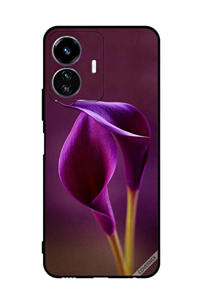 Covernex غطاء حماية لهاتف فيفو Y77 - زهرتان جميلتان