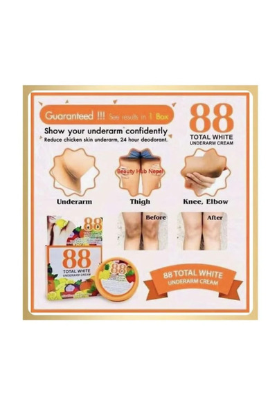 TAOYEABLOK 2-piece underarm whitening and deodorant set, S88 cream, S88 Thai powder