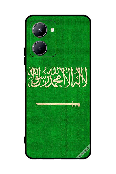 Covernex غطاء حماية لهاتف Realme C33 - علم المملكة العربية السعودية - عتيق