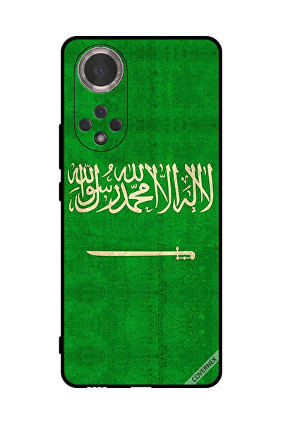 Covernex غطاء حماية لهاتف Honor 50 بعلم المملكة العربية السعودية العتيق