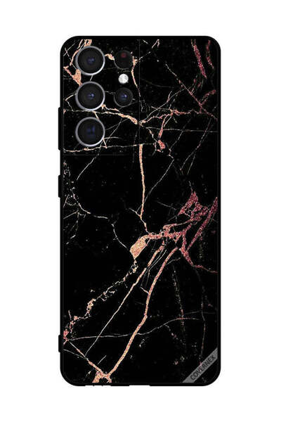 Covernex غطاء حماية لهاتف سامسونج S21 Ultra 5G بنمط رخامي متشقق