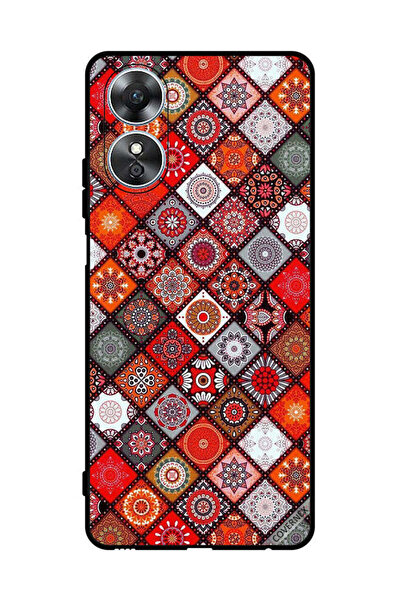 Covernex غطاء حماية لهاتف Oppo A17 بتصميم ماندالا