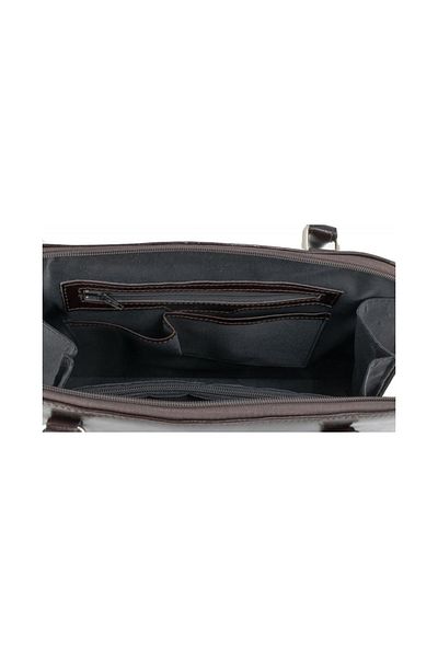 Magazinul de genti Women's bag, made of genuine leather, model 150, Dark brown