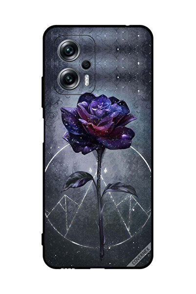 Covernex غطاء حماية لهاتف شاومي ريدمي نوت 11T برو بخلفية زهور داكنة