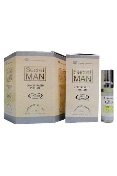 Al Rehab perfumes AL REHAB Secret Man Roll On Perfume 6ml (Pack of 6)