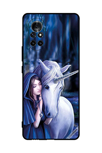 Covernex غطاء حماية لهاتف هواوي نوفا 8 - فتاة تحب وحيد القرن