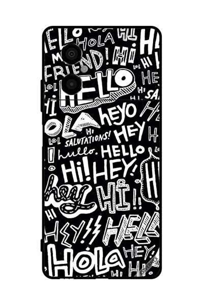 Covernex غطاء حماية لهاتف Xiaomi Poco M4 5G Hi Hello Tags