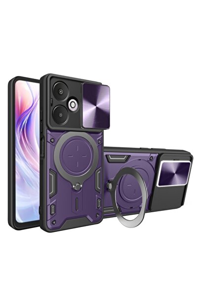 SKYDDAR INNOVATION Husă pentru Xiaomi Redmi 13C 5G, CamGuard Pro, inel magnet...