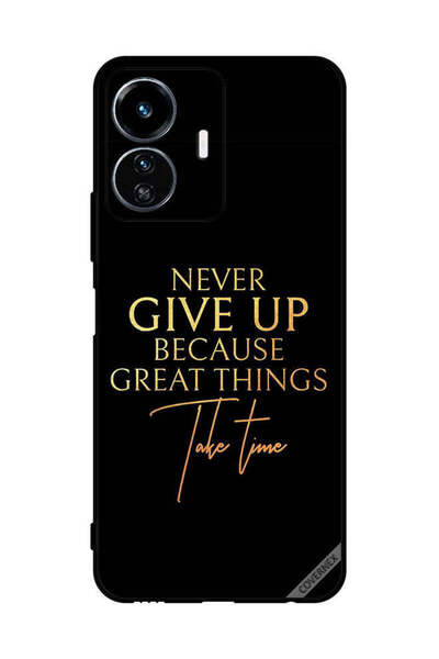 Covernex غطاء حماية لهاتف vivo Y77e لا تستسلم أبدًا لأن الأشياء العظيمة تستغر...