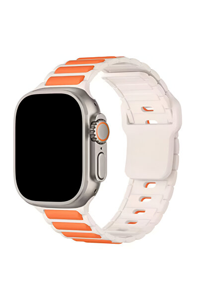 Dexmon Apple Watch 11 10 9 8 7 6 SE Ultra Uyumlu 42 44 45 46 49mm Çift Renk B...