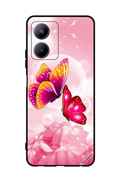 Covernex غطاء حماية لهاتف Realme C33 بنقشة فراشات لطيفة