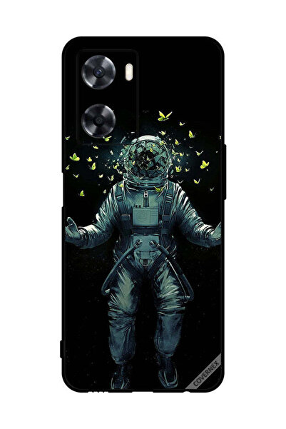 Covernex غطاء حماية لهاتف Oppo A57s - رائد فضاء وفراشات