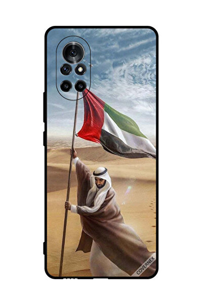 Covernex غطاء حماية لهاتف هواوي نوفا 8 - علم الإمارات العربية المتحدة - زايد