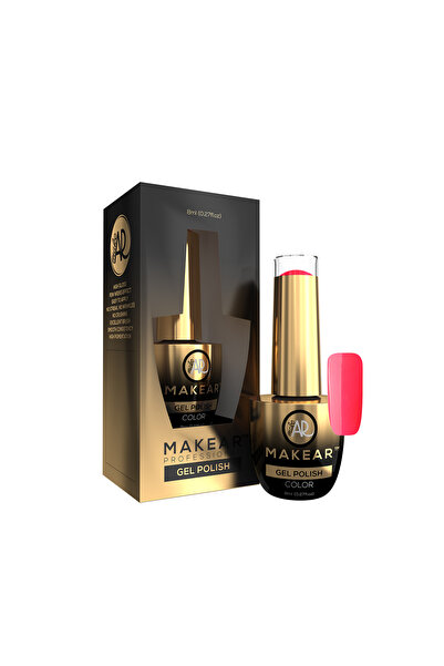 Makeart Baby Lac de unghii semipermanent neon Makear, N15 roz, 8 ml