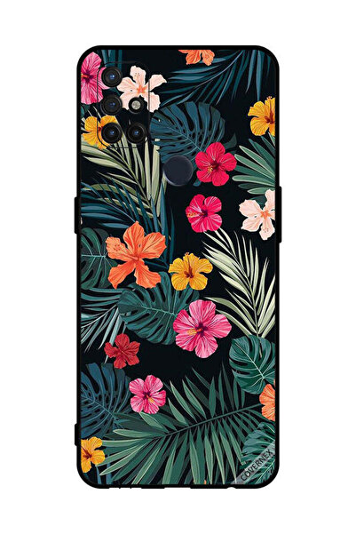 Covernex غطاء حماية لهاتف OnePlus Nord N10 5G بنقشة زهور متعددة الألوان وريش ...