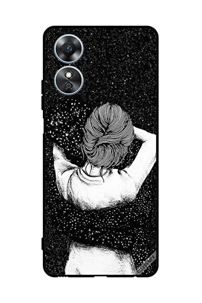 Covernex غطاء حماية لهاتف Oppo A17 - خيال فتاة دودل الليلية