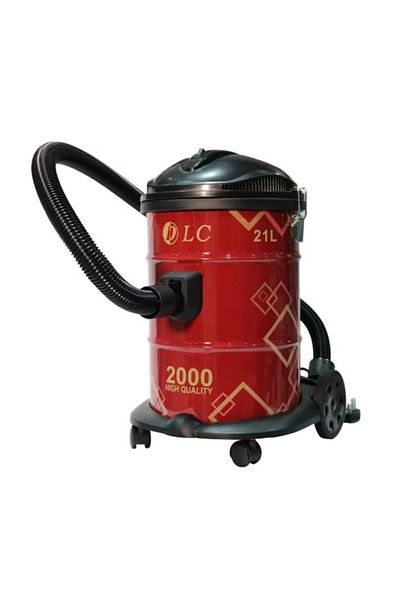 DLC Powerful 2000 W Vacuum Cleaner 21 L – Red/Black, Extra-Large Capacity